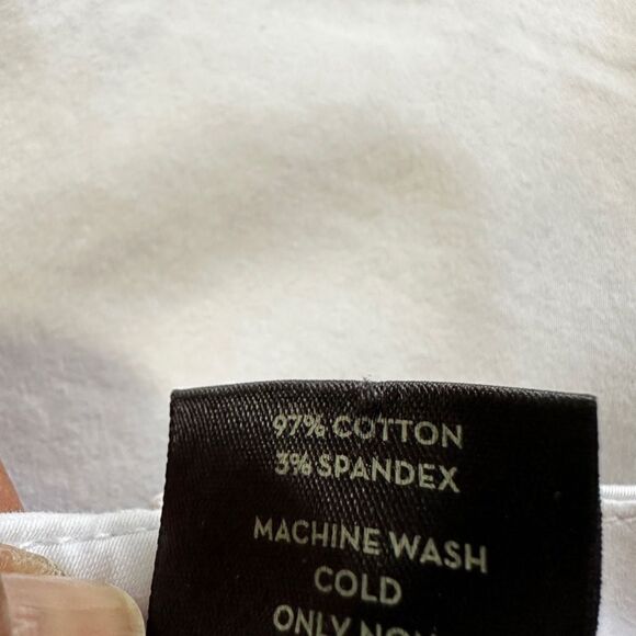 ANN TAYLOR SIGNATURE FIT LOW ON THE WAIST WOMEN SZ 4P White SHORTS - Picture 4 of 5